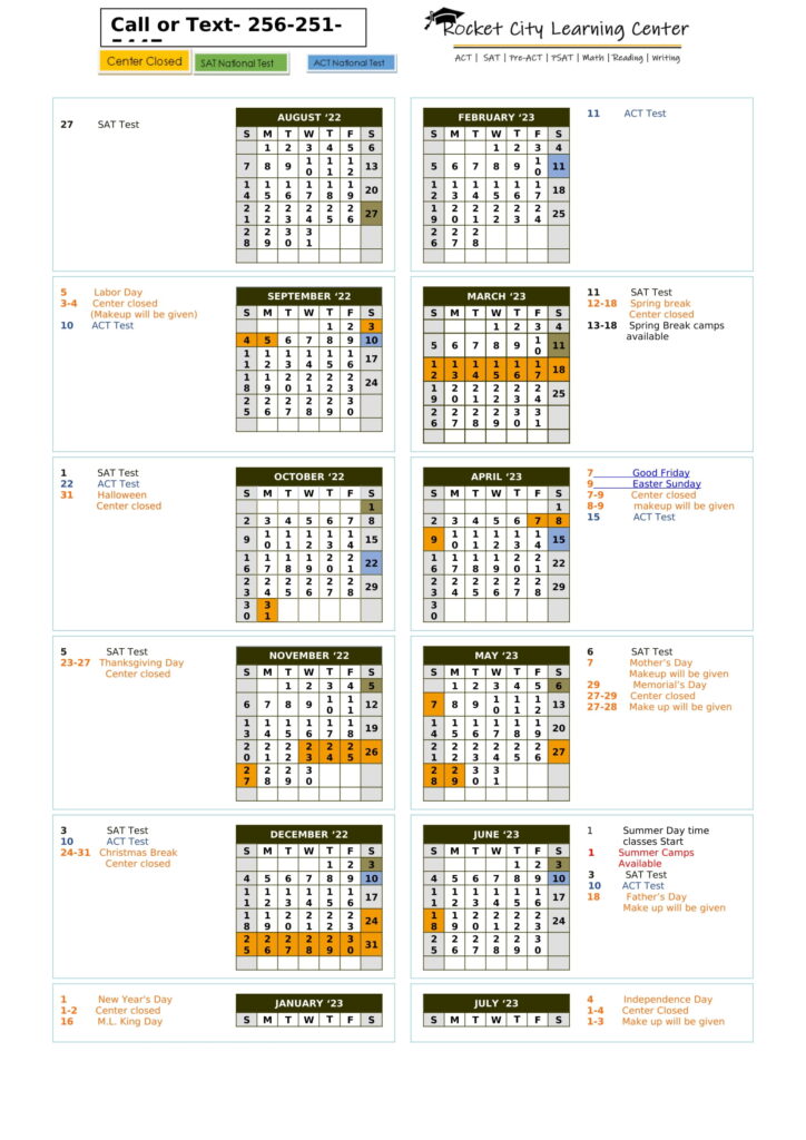 Calendar 22-23
